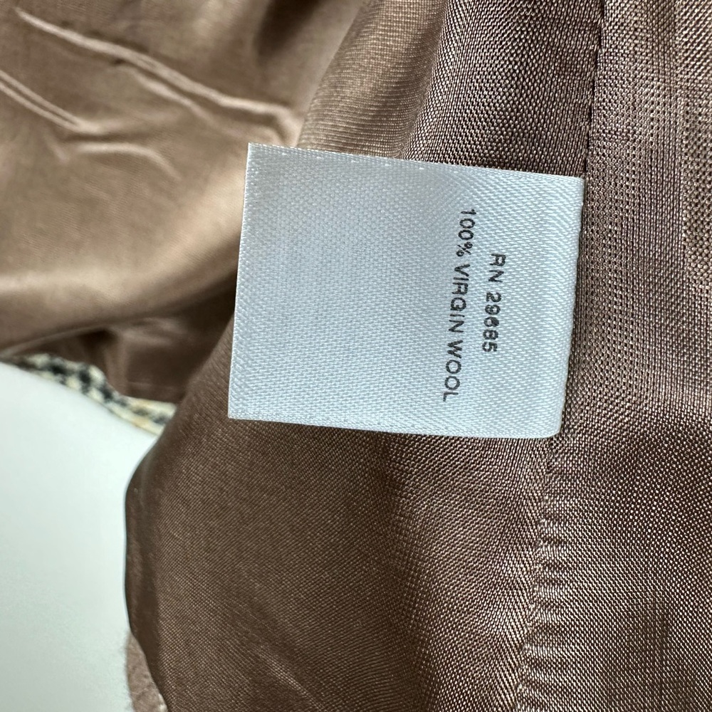 Pendleton Brown Plaid Blazer Jacket Lined Button … - image 11